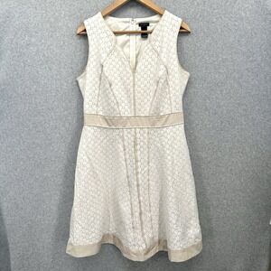 vintage plus size dress Vintage Rockabilly Black White Polka-dot plus size dress with sleeves, US20 (EU22) / black/white
